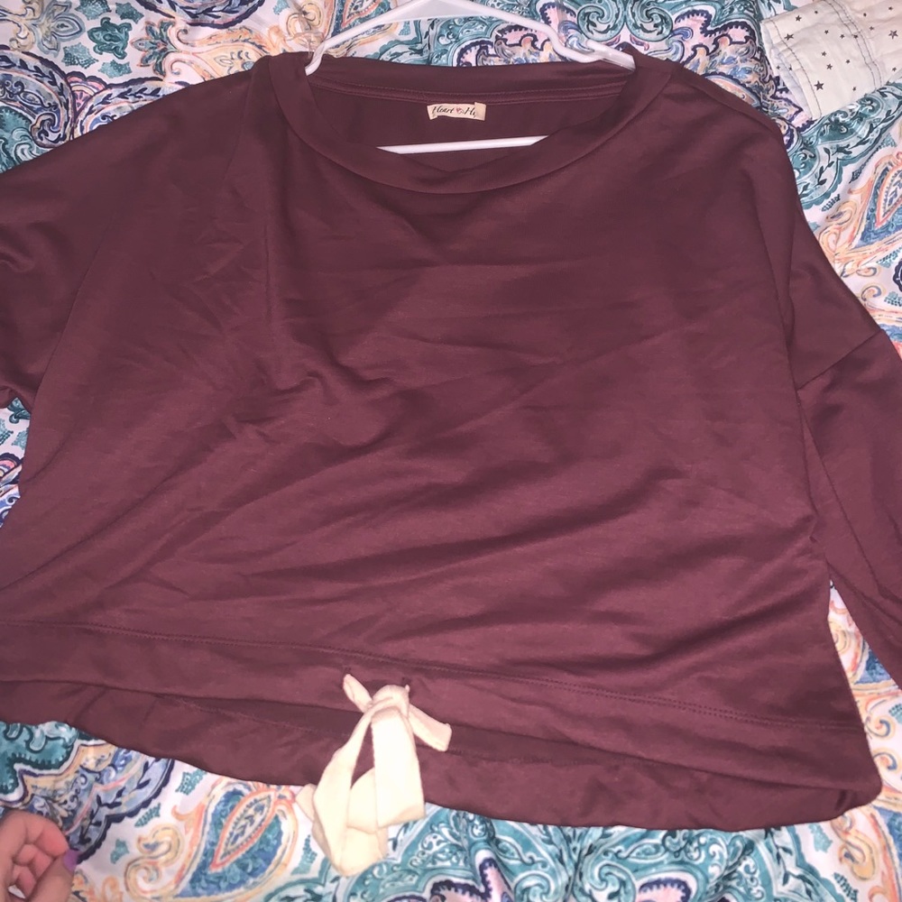 Crop top sweater